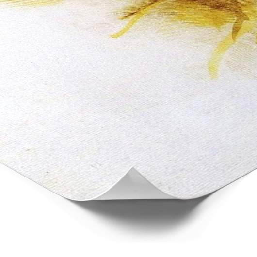 Redon - Homage van Leonardo da Vinci Poster (Hoek)