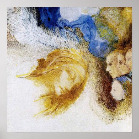 Redon - Hommage aan Leonardo Da Vinci Poster (Voorkant)