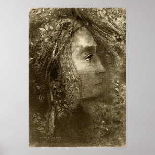 Redon - Hoofd Poster