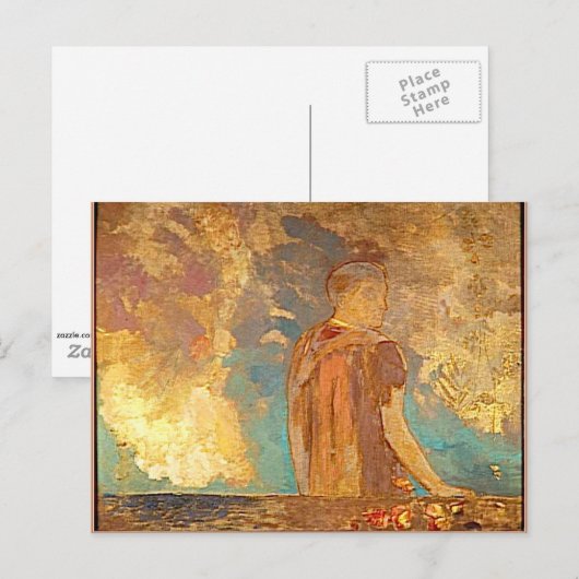 Redon - Le Regard Briefkaart (Voorkant / Achterkant)