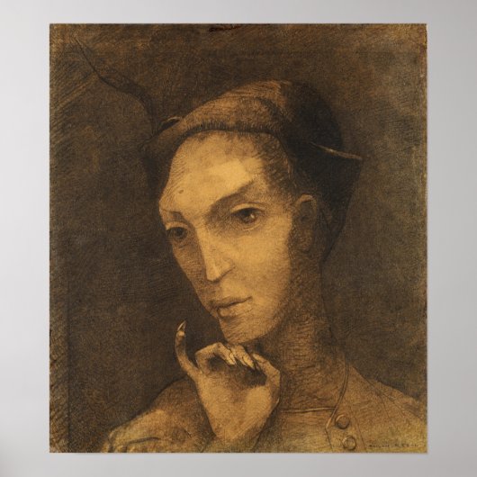 Redon - Mephistopheles Poster (Voorkant)