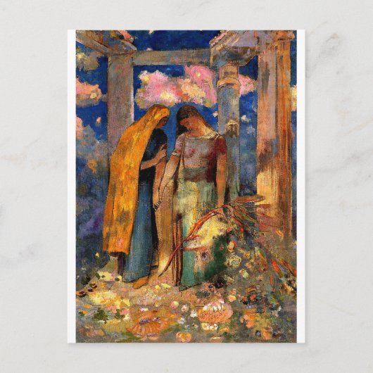 Redon - Mystical Conversation Briefkaart (Voorkant)