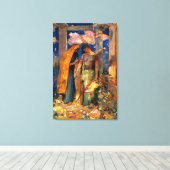 Redon - Mystical Conversation Canvas Afdruk (Insitu (Houten vloer))