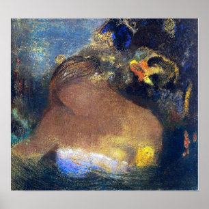 Redon - Ophelia 1898 Poster