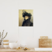 Redon - Portret van Marie Botkine 1900 Poster (Keuken)