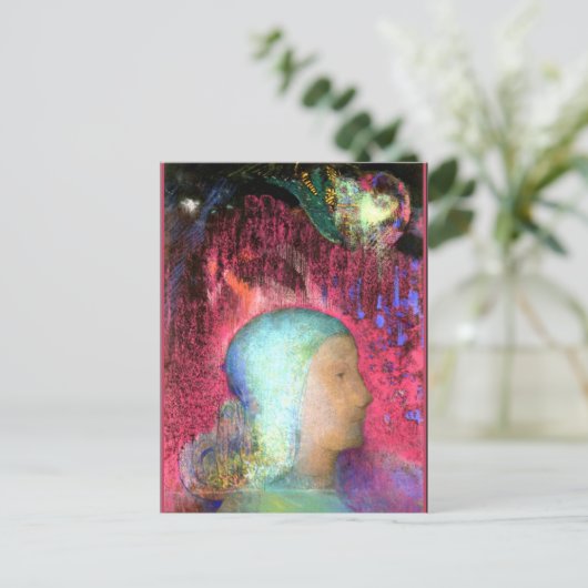 Redon - Profiel van Red Meanders Briefkaart (Staand voorkant)