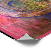 Redon - Profiel van Red Meanders Poster (Hoek)