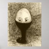 Redon - The Egg 1885 Poster (Voorkant)