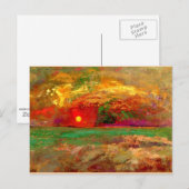 Redon - The Sunset Briefkaart (Voorkant / Achterkant)