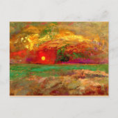 Redon - The Sunset Briefkaart (Voorkant)