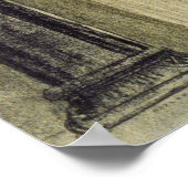 Redon - Vrouw en dienstplichtige 1890 Poster (Hoek)