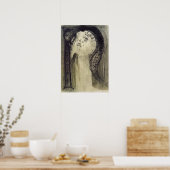 Redon - Vrouw En Slang 1890 Poster (Keuken)