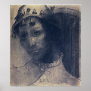 Redon - Waanzin 1883 Poster