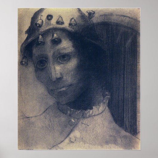 Redon - Waanzin 1883 Poster (Voorkant)