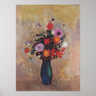 Redon - Wilde bloemen 1906 Poster