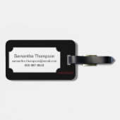 Redon: Wilde bloemen, C1912 Bagagelabel (Achterkant horizontaal)