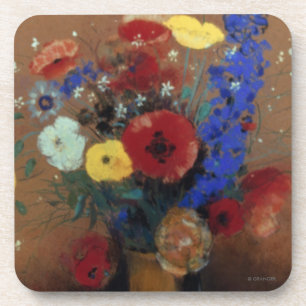 Redon: Wilde bloemen, C1912 Drankjes Onderzetter