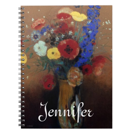 Redon: Wilde bloemen, C1912 Notitieboek (Voorkant)