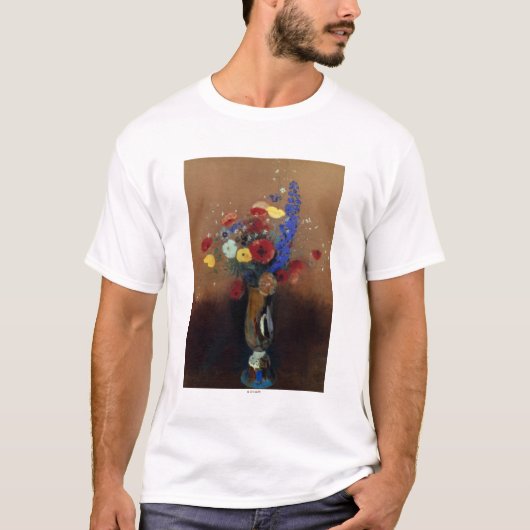 Redon: Wilde bloemen, C1912 T-shirt (Voorkant)