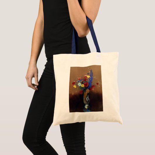Redon: Wilde bloemen, C1912 Tote Bag (Voorkant (product))