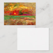 Redon - Zonnebeelden, kleurrijke illustraties Notitiekaartje (Voorkant / Achterkant)