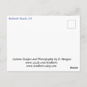 REDONDO BEACH #4 BRIEFKAART (Achterkant)