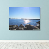 REDONDO BEACH #6 CANVAS AFDRUK (Insitu (Houten vloer))