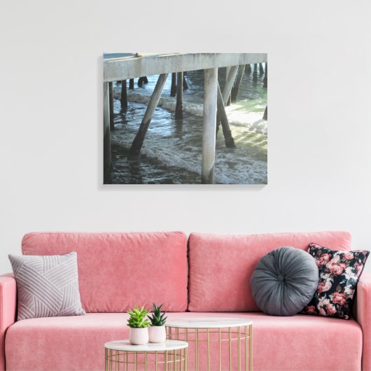 REDONDO BEACH, CA #4 OP CANVAS 20 "x 16" (Insitu (Woonkamer))