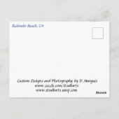REDONDO BEACH, CA #7 BRIEFKAART (Achterkant)