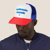 Redondo Beach CA Blauw Trucker Pet (In situ)
