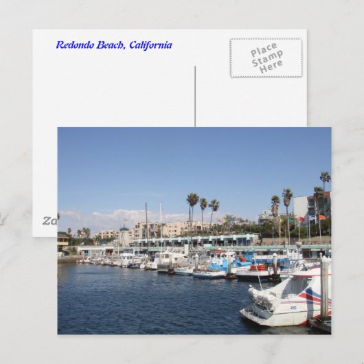 Redondo Beach California Briefkaart (Voorkant / Achterkant)