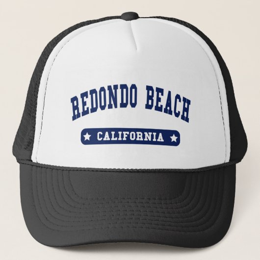 Redondo Beach California College Style-T-shirts Trucker Pet (Voorkant)