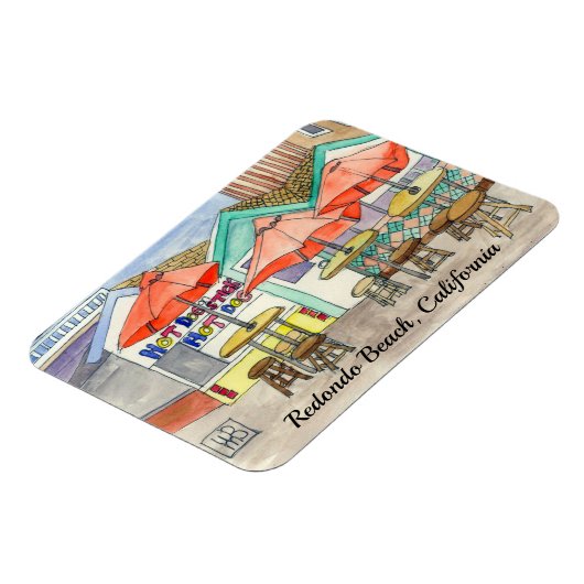 Redondo Beach, California Magneet (Linkerzijde)