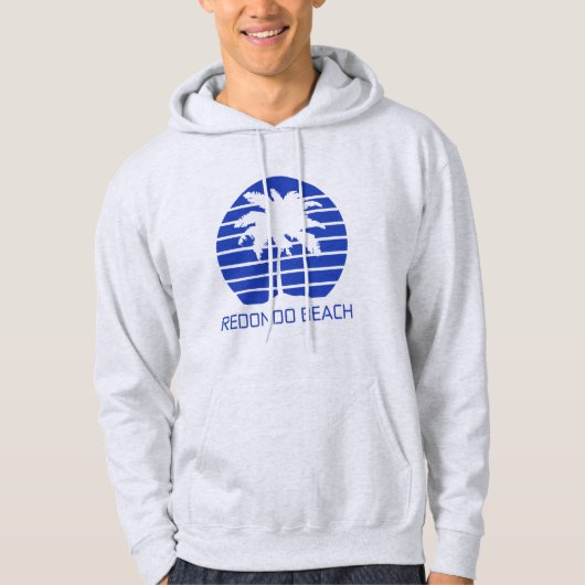 Redondo Beach Californië Hoodie (Voorkant)
