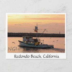 Redondo Beach, Californische sleepboot Briefkaart