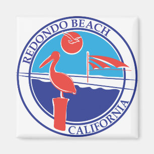Redondo Beach Color Logo 201 Magneet
