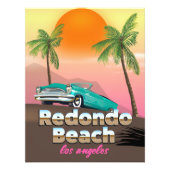 Redondo Beach LA-reisposter Foto Afdruk (Voorkant)