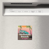 Redondo Beach LA-reisposter Magneet (Insitu (Vaatwasser))