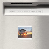 Redondo Beach Sunset Lifeguard Chairman 01 Magneet (Insitu (Vaatwasser))