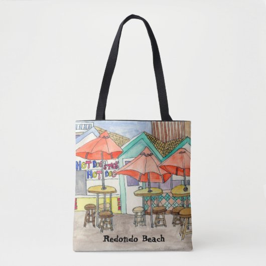Redondo Beach Tote Bag (Voorkant)