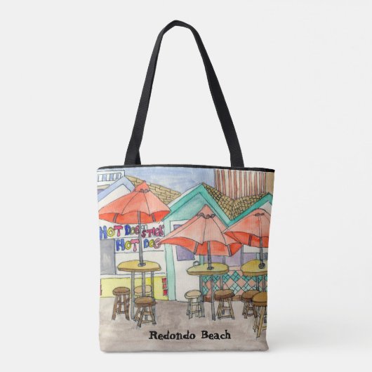 Redondo Beach Tote Bag (Achterkant)