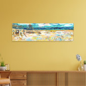 Redondo Beach Volleybal Canvas Afdruk (Insitu (Woonkamer))