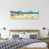 Redondo Beach Volleybal Canvas Afdruk (Insitu (Slaapkamer))