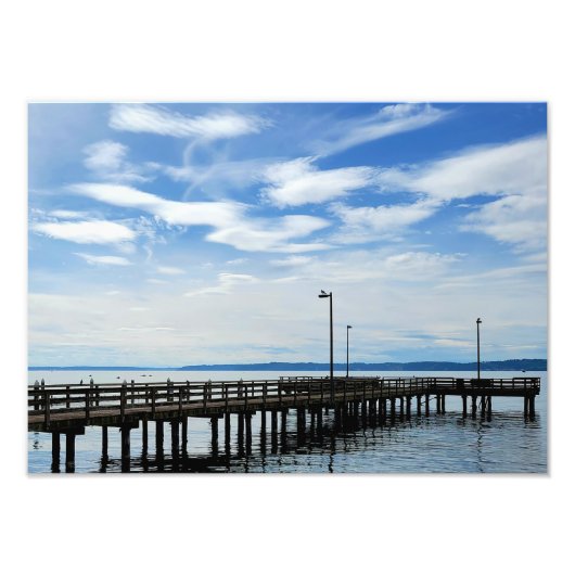 Redondo dock foto afdruk (Voorkant)