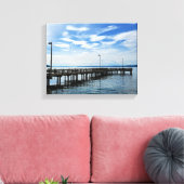 Redondo fishing dock canvas afdruk (Insitu (Woonkamer))