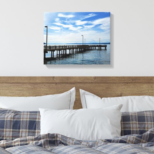 Redondo fishing dock canvas afdruk (Insitu (Slaapkamer))