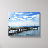 Redondo fishing dock canvas afdruk (Voorkant)