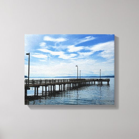 Redondo fishing dock canvas afdruk (Voorkant)