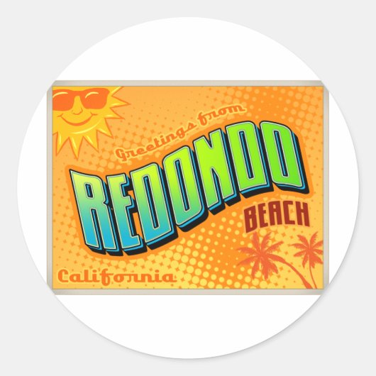REDONDO RONDE STICKER (Voorkant)