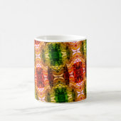 Redondos geram formas vermel heeft, verdes e doura koffiemok (Center)